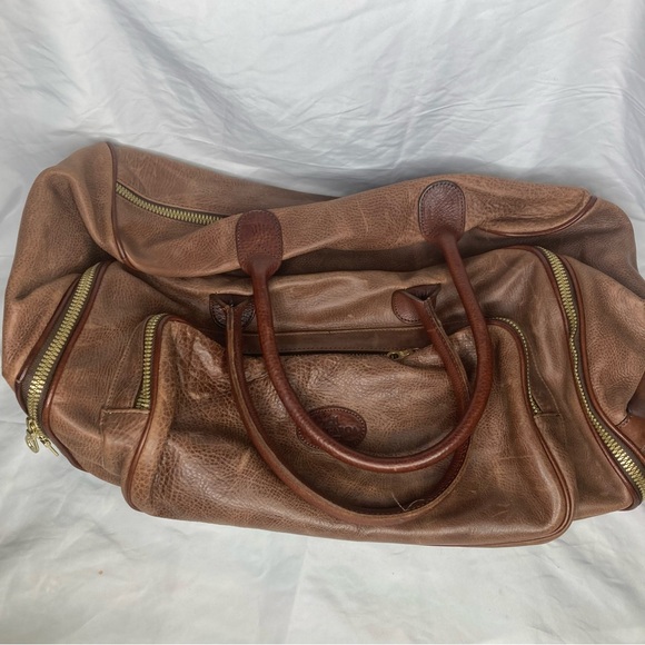 Tangaroa Terrida leather wheel luggage - Picture 2 of 12